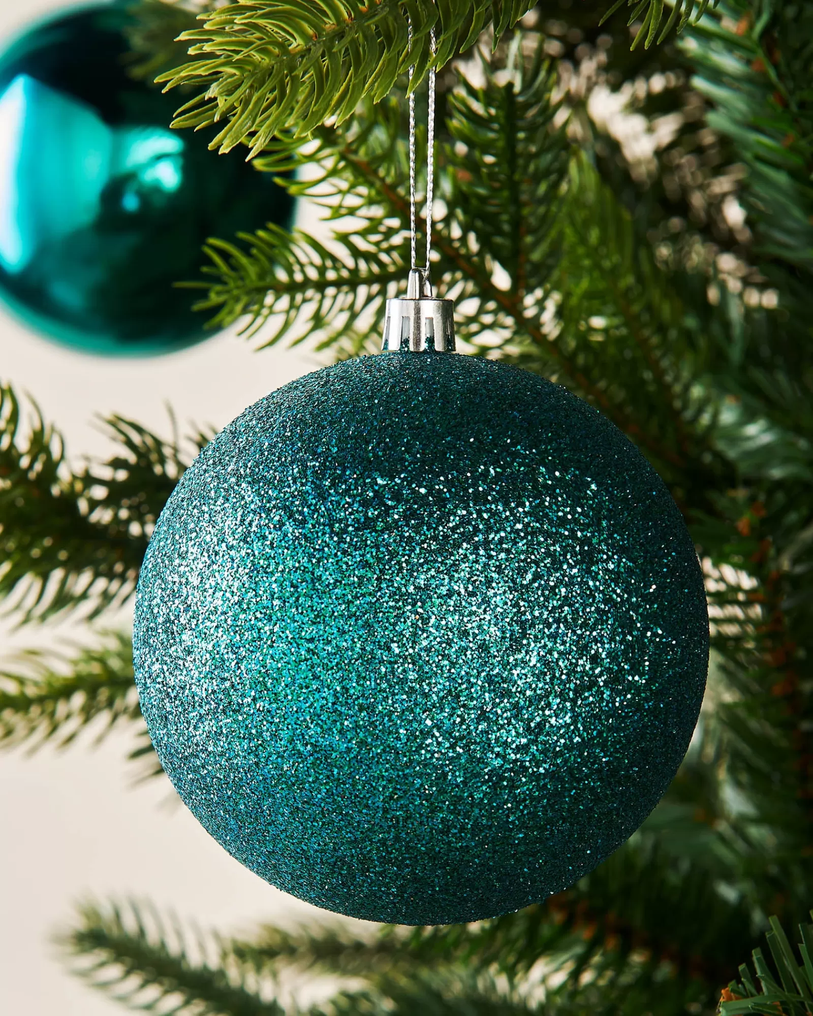 WeRChristmas Oversized Baubles | Shatterproof Baubles^Teal Shatterproof Baubles, 9 Pack, 10 Cm